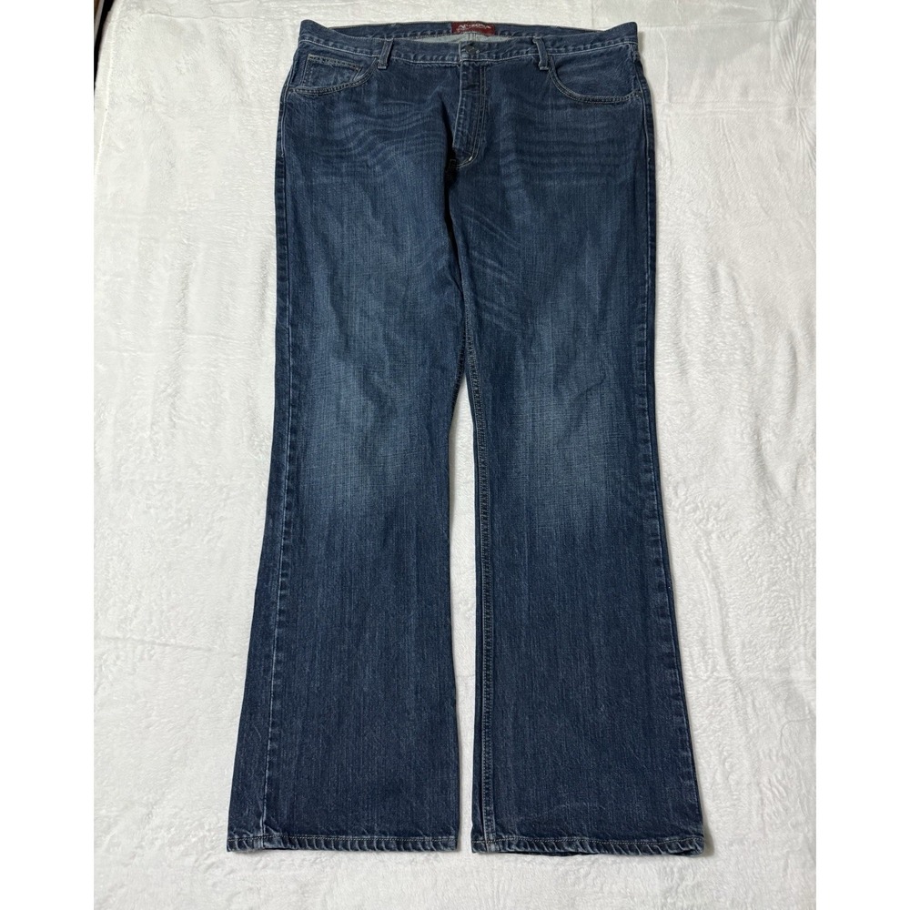 Arizona Jeans Men's 42x33 Jeans Blue Denim‎ Original Boot Cut Medium Wash